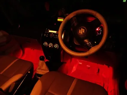 Світлодіодне підсвічування салону автомобіля своїми руками (салону) Світлодіодне підсвічування салону автомобіля своїми руками