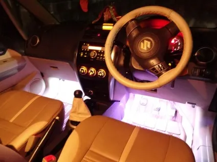 Світлодіодне підсвічування салону автомобіля своїми руками (червоний зелений синій) Світлодіодне підсвічування салону автомобіля своїми руками