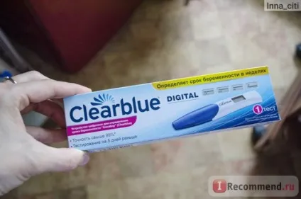Тести на вагітність clearblue c визначенням терміну вагітності - «відмінний тест, але страшно їм