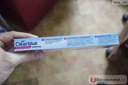Тести на вагітність clearblue c визначенням терміну вагітності - «відмінний тест, але страшно їм