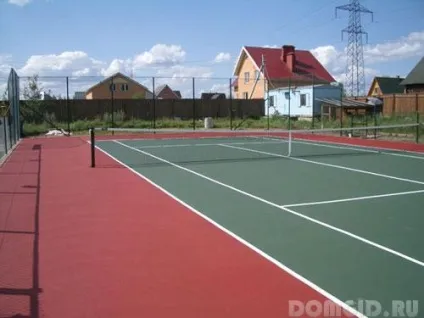 Тенісний корт на садовій ділянці своїми руками (тенісного корту дачі) Тенісний корт на садовій ділянці своїми руками