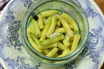 Маринована стручкова квасоля, рецепт на зиму (стручкова) Маринована стручкова квасоля, рецепт на зиму