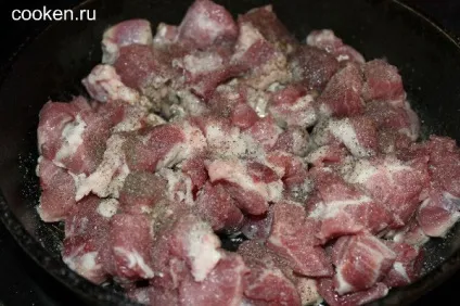 Тушкована картопля з м'ясом і грибами - рецепт з фото (картопля) Тушкована картопля з м'ясом і грибами - рецепт з фото