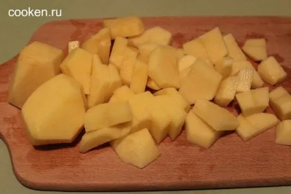 Тушкована картопля з м'ясом і грибами - рецепт з фото (м'ясом) Тушкована картопля з м'ясом і грибами - рецепт з фото