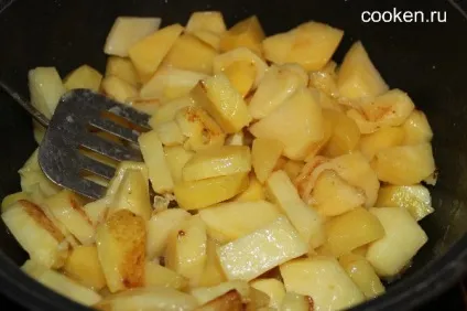 Тушкована картопля з м'ясом і грибами - рецепт з фото (м'ясом) Тушкована картопля з м'ясом і грибами - рецепт з фото