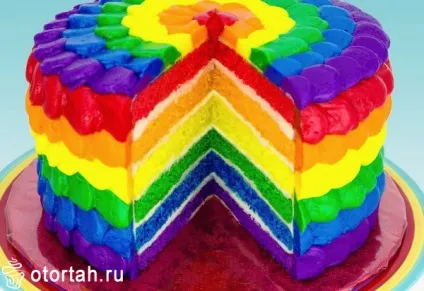 торт веселка