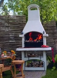 Вуличний садовий річний камін для дачі (камін) Вуличний садовий річний камін для дачі