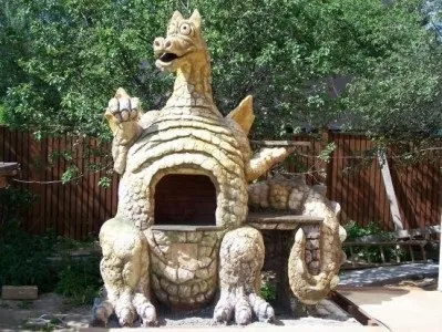 Вуличний садовий річний камін для дачі (дизайн заміського ділянки) Вуличний садовий річний камін для дачі
