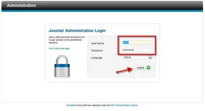 Установка шаблона joomla 2