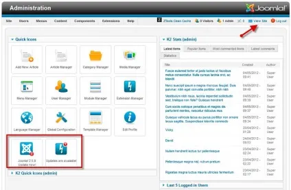 Установка шаблона joomla 2