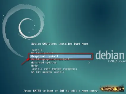Установка debian linux