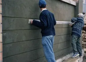 Види фасадної рустованої штукатурки (рустований камінь) Види фасадної рустованої штукатурки