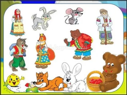 Вікторина для дітей 3 - 6 років за казкою «колобок» з презентацією