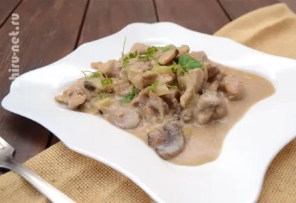 Смачний рецепт курки з грибами (грибами) Смачний рецепт курки з грибами