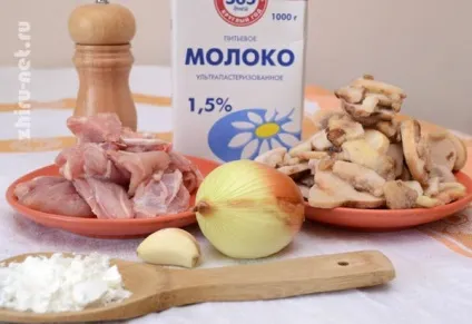 Смачний рецепт курки з грибами (рецепт курки грибами) Смачний рецепт курки з грибами