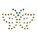 Кришталеві татуювання swarovski (кришталевий макіяж)