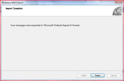 Міграція з outlook express в windows mail