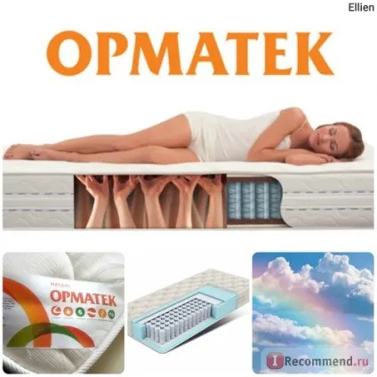 Матрац ортопедичний Орматек - «сон в ь optima lux evs», відгуки покупців