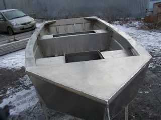 Алюмінієва човен своїми руками