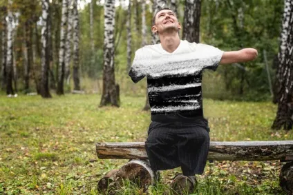 Олексій Талай без рук і ніг з трьома дітьми, журнал для справжніх тат - батя (батя) Олексій Талай без рук і ніг з трьома дітьми, журнал для справжніх тат - батя