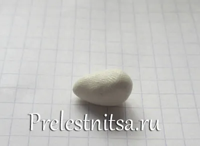 Біла гортензія з холодного фарфору (порцеляни) Біла гортензія з холодного фарфору