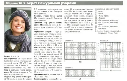 Бере спицями схема і опис для початківців - 40 моделей (відео) (бере спицями схема і опис) Бере спицями схема і опис для початківців - 40 моделей (відео)