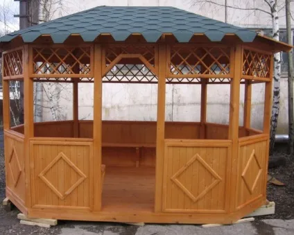 Альтанки з дерева фото
