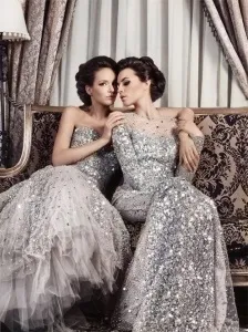Блискучі весільні сукні (фото і поради)