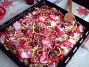 Страви з сосисок рецепти з фото (сіль мелений чорний) Страви з сосисок рецепти з фото