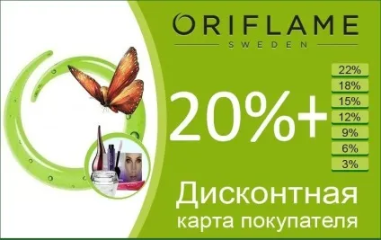 Блог Жданової надії, дисконтна карта Оріфлейм (карта) Блог Жданової надії, дисконтна карта Оріфлейм