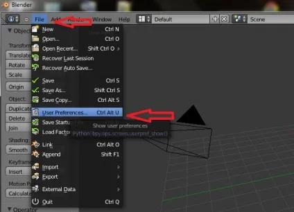 Blender - як в програмі поміняти мову