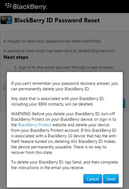 Blackberry id