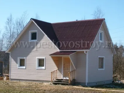 Брусової будинок під усадку або під ключ (дачних будинків в Москві і Харкові) Брусової будинок під усадку або під ключ
