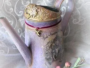 Декупаж на металевій лійці - ярмарок майстрів - ручна робота, handmade (декор) Декупаж на металевій лійці - ярмарок майстрів - ручна робота, handmade
