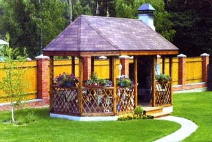 Дачні альтанки існуючі різновиди, форми, фото, монтаж своїми руками (форми) Дачні альтанки існуючі різновиди, форми, фото, монтаж своїми руками