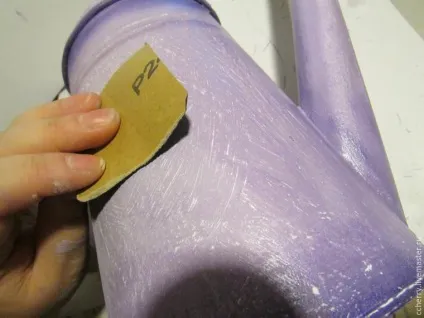 Декупаж на металевій лійці - ярмарок майстрів - ручна робота, handmade (паста структурна) Декупаж на металевій лійці - ярмарок майстрів - ручна робота, handmade