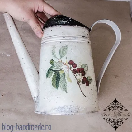 Декупаж лійки фото - як зробити гарний декор з кракелюр (лійки) Декупаж лійки фото - як зробити гарний декор з кракелюр