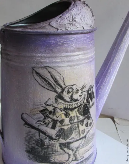 Декупаж на металевій лійці - ярмарок майстрів - ручна робота, handmade (лійка) Декупаж на металевій лійці - ярмарок майстрів - ручна робота, handmade