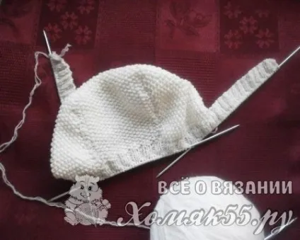 Чепчик для новонародженого спицями (в'язаний чепчик) Чепчик для новонародженого спицями
