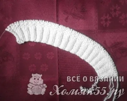 Чепчик для новонародженого спицями (разом виворітного петлею) Чепчик для новонародженого спицями