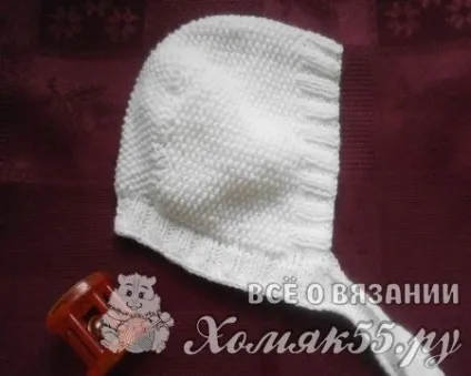 Чепчик для новонародженого спицями (чепчик) Чепчик для новонародженого спицями