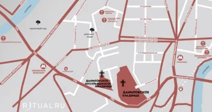 Даниловское кладовищі в Москві (Даниловское) Даниловское кладовищі в Москві