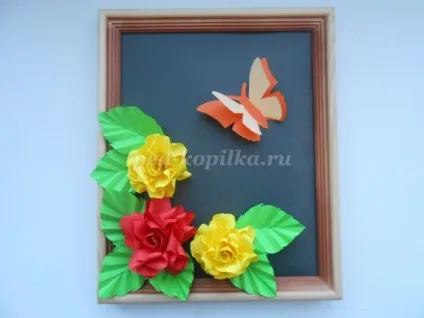 Квіткова композиція з паперових квітів своїми руками (руками) Квіткова композиція з паперових квітів своїми руками