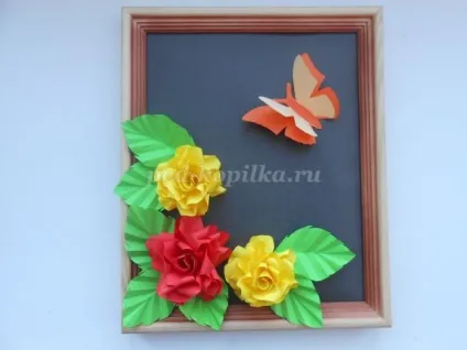 Квіткова композиція з паперових квітів своїми руками (Березовський Свердловська область) Квіткова композиція з паперових квітів своїми руками