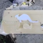 Дерев'яна іграшка кенгуру
