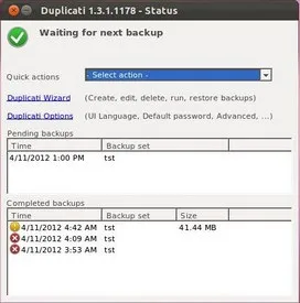 Домашній бекап в ubuntu