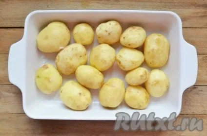 Домашня курка в рукаві в духовці - рецепт з фото