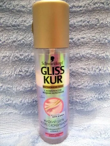 Експрес-кондиціонер для волосся gliss kur - рідкий шовк - від schwarzkopf - відгуки, фото і ціна (волосся) Експрес-кондиціонер для волосся gliss kur - рідкий шовк - від schwarzkopf - відгуки, фото і ціна
