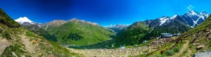 Екскурсія на Ельбрус, Чегет і галявину нарзанов, Приельбруссі