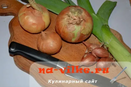 Нарізка цибулі основні способи, форми і секрети (лука) Нарізка цибулі основні способи, форми і секрети